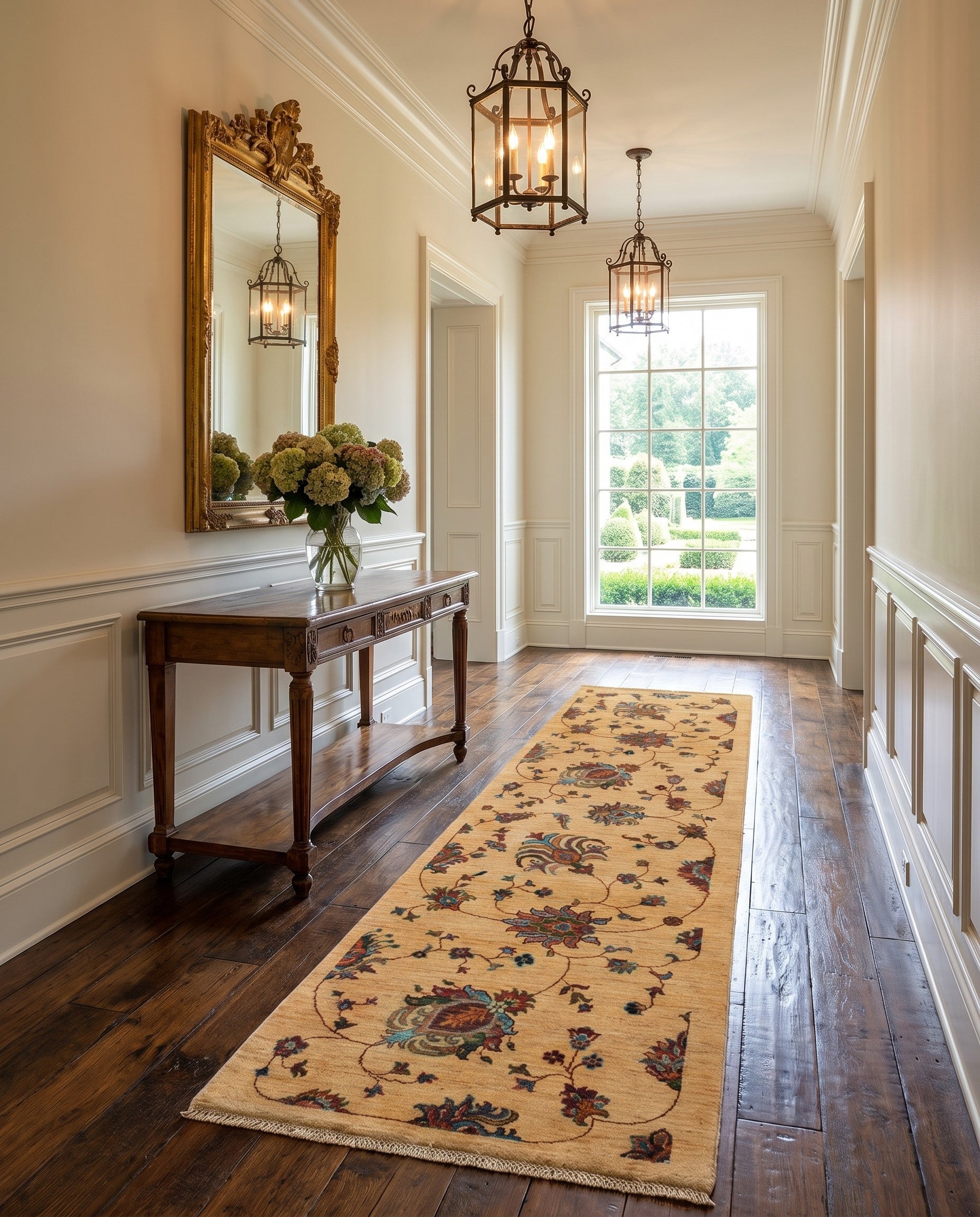 2' 8 x 8' 6 Hand Knotted Ariana Ziegler Runner Rug