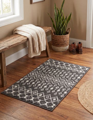 2' x 3' Moroccan Trellis Rug