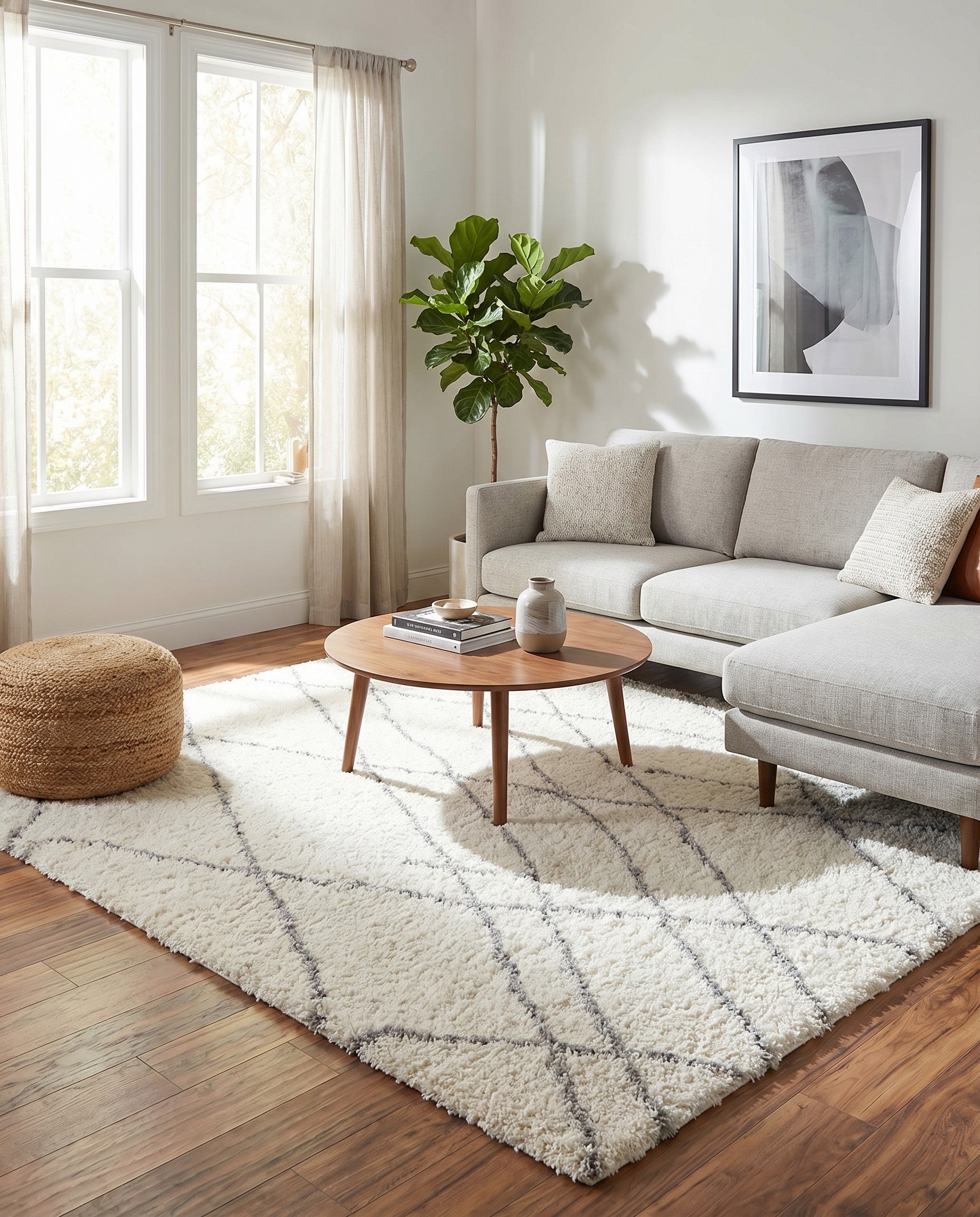 7' 10 x 7' 10 Soft Touch Shag Square Rug