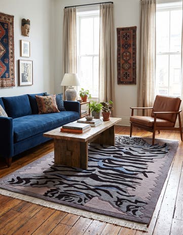 4' x 5' 10 Nepal Wool Rug