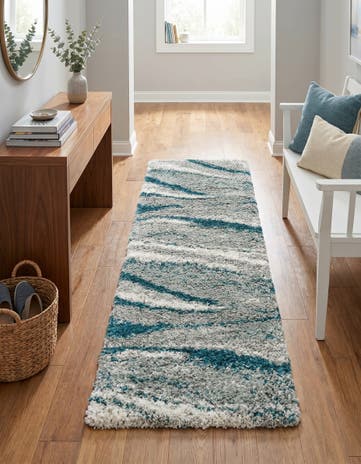 2' x 6' Soft Touch Shag Runner Rug