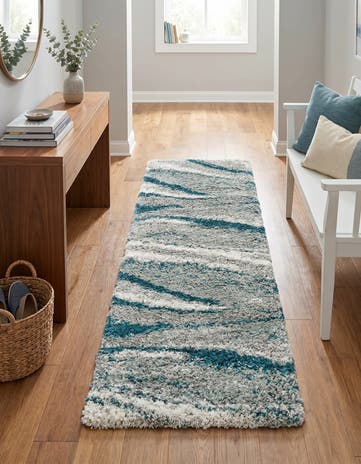 2' x 6' Soft Touch Shag Runner Rug
