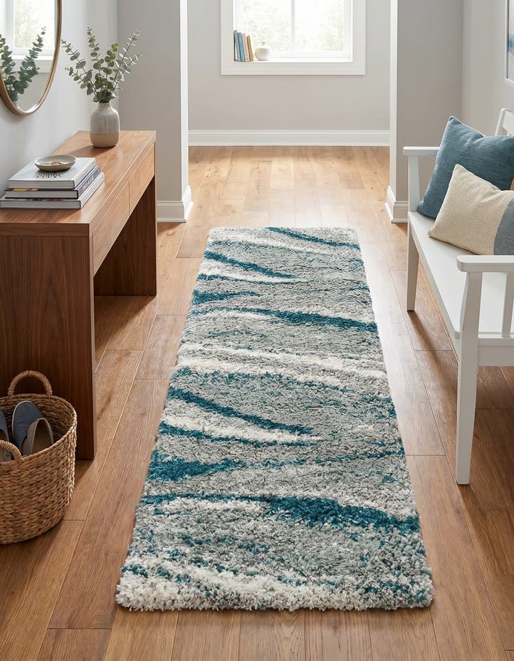 2' x 6' Soft Touch Shag Runner ...