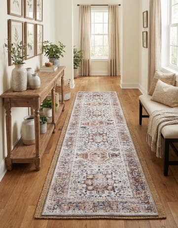 2' 7 x 10' Washable Yara Runner Rug