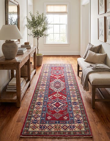 2' x 6' Hand Knotted Kazak Runner Rug