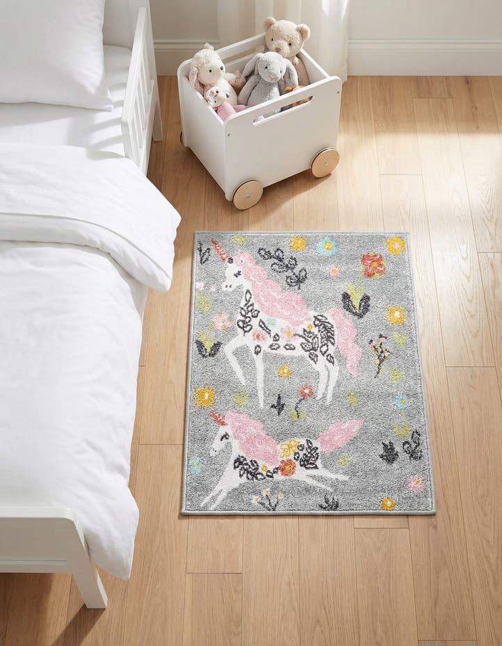 2' 2 x 3' Unicorns Whimsy Kids Rug