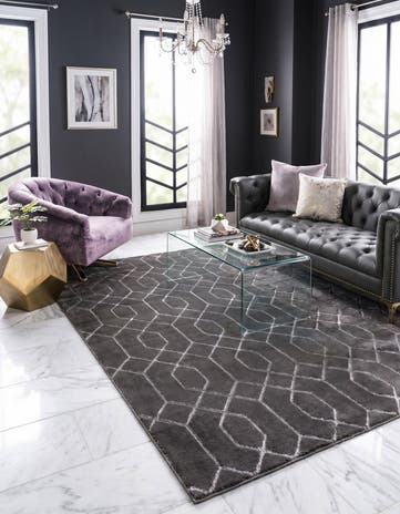 7' 10 x 10' Marilyn Monroe™ Glam Trellis Rug