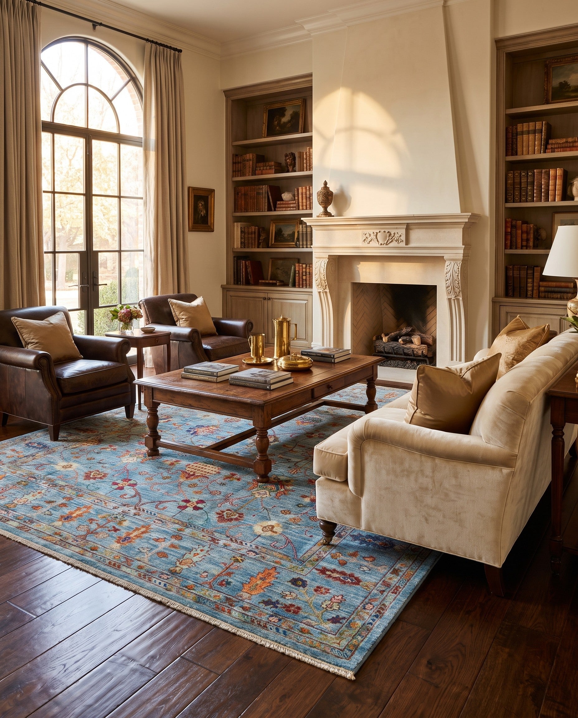 6' 11 x 9' 10 Hand Knotted Ariana Ziegler Rug