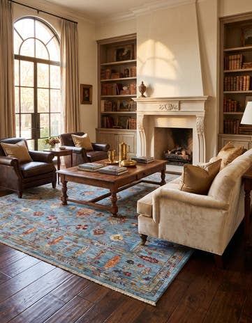 6' 11 x 9' 10 Hand Knotted Ariana Ziegler Rug