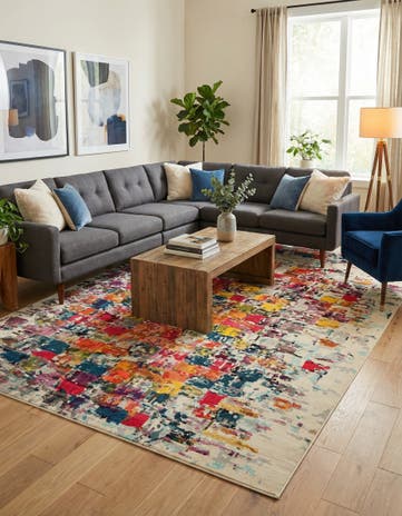 10' 6 x 16' 5 Washable Hyacinth Rug