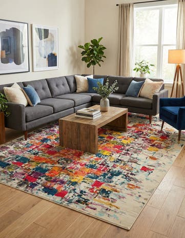 10' 6 x 16' 5 Washable Hyacinth Rug