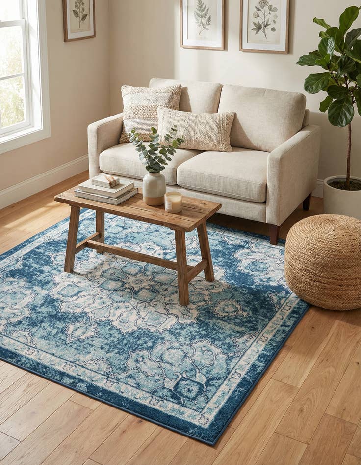 Detail image of 5' x 5' Parker Square Rug