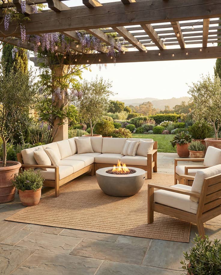 Detail image of 7' 10 x 10' Easy-Clean Border Indoor / Outdoor Rug