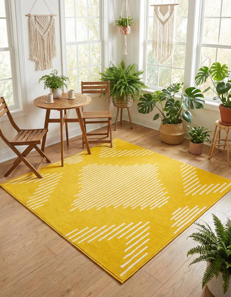 Detail image of 5' 3 x 5' 3 Kai Square Rug