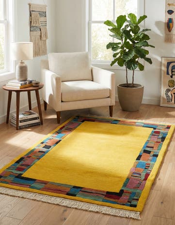 3' 1 x 4' 8 Hand Knotted Tibet Wool Rug
