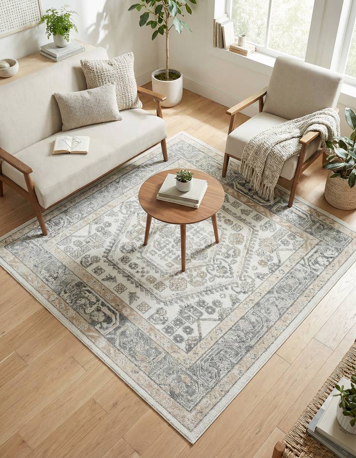 Detail image of 5' 3 x 5' 3 Aurelia Square Rug