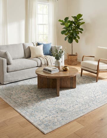 Gray Newport Square Rug