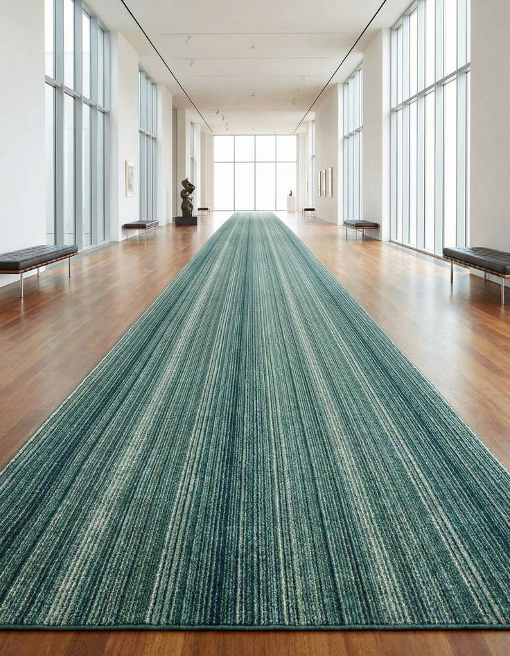 Detail image of  6' 3 x 26' 3 Gemstone Runner Rug