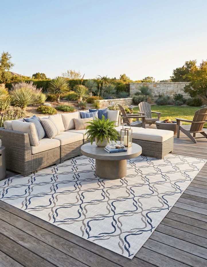 7' 10 x 10' Easy-Clean Lattice Indoor / Outdoo...