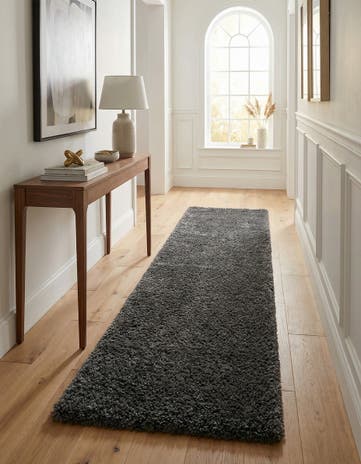 Slate Marilyn Monroe&trade; Shag Runner Rug