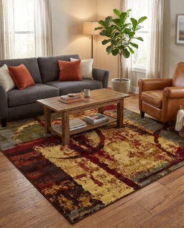  6' x 6' Cafe Square Rug