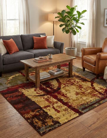 6' x 6' Cafe Square Rug