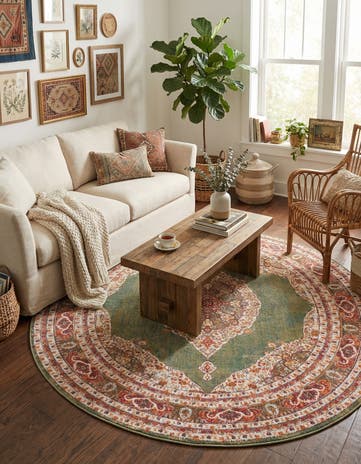 8' x 8' Santiago Round Rug