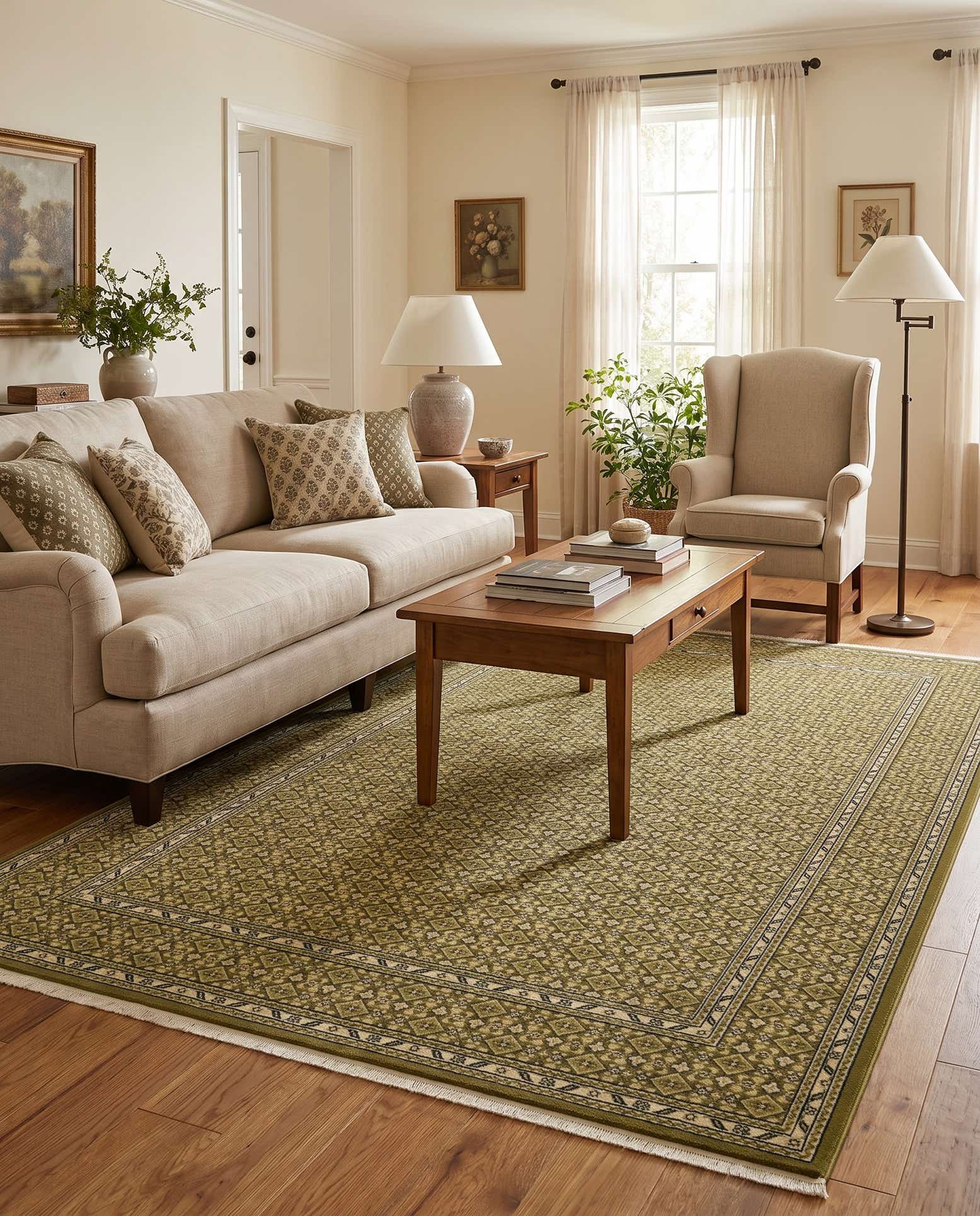 5' 3 x 8' Nain Design Rug
