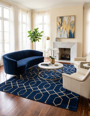 9' x 12' Marilyn Monroe™ Glam Trellis Rug