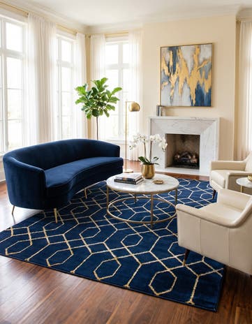 9' x 12' Marilyn Monroe™ Glam Trellis Rug