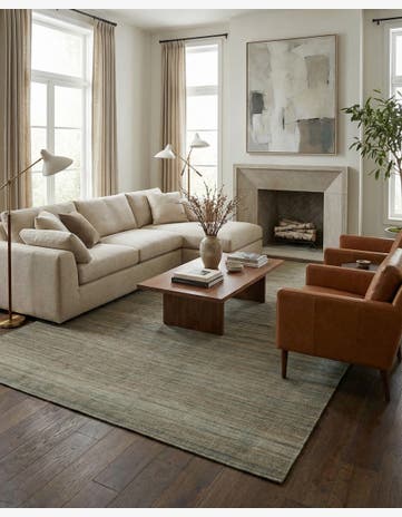 8' 2 x 11' 1 Hand Woven Kilim Modern Wool Rug