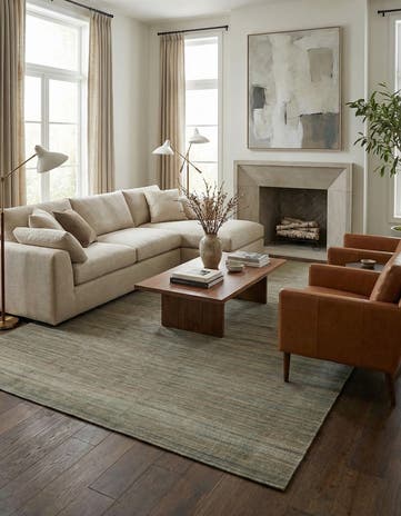 8' 2 x 11' 1 Hand Woven Kilim Modern Wool Rug