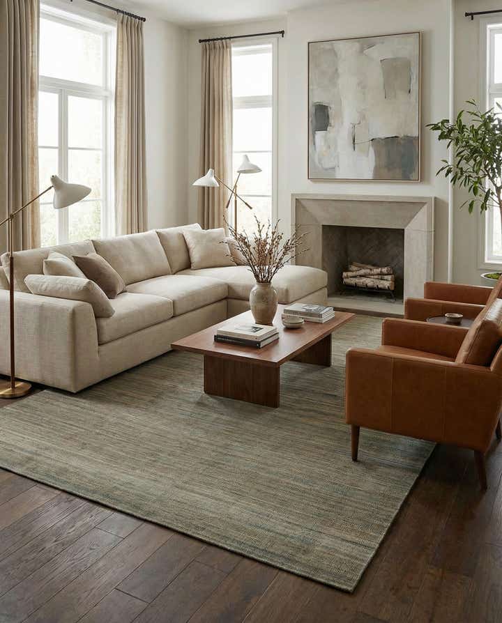 8' 2 x 11' 1 Hand Woven Kilim Modern Wool Rug