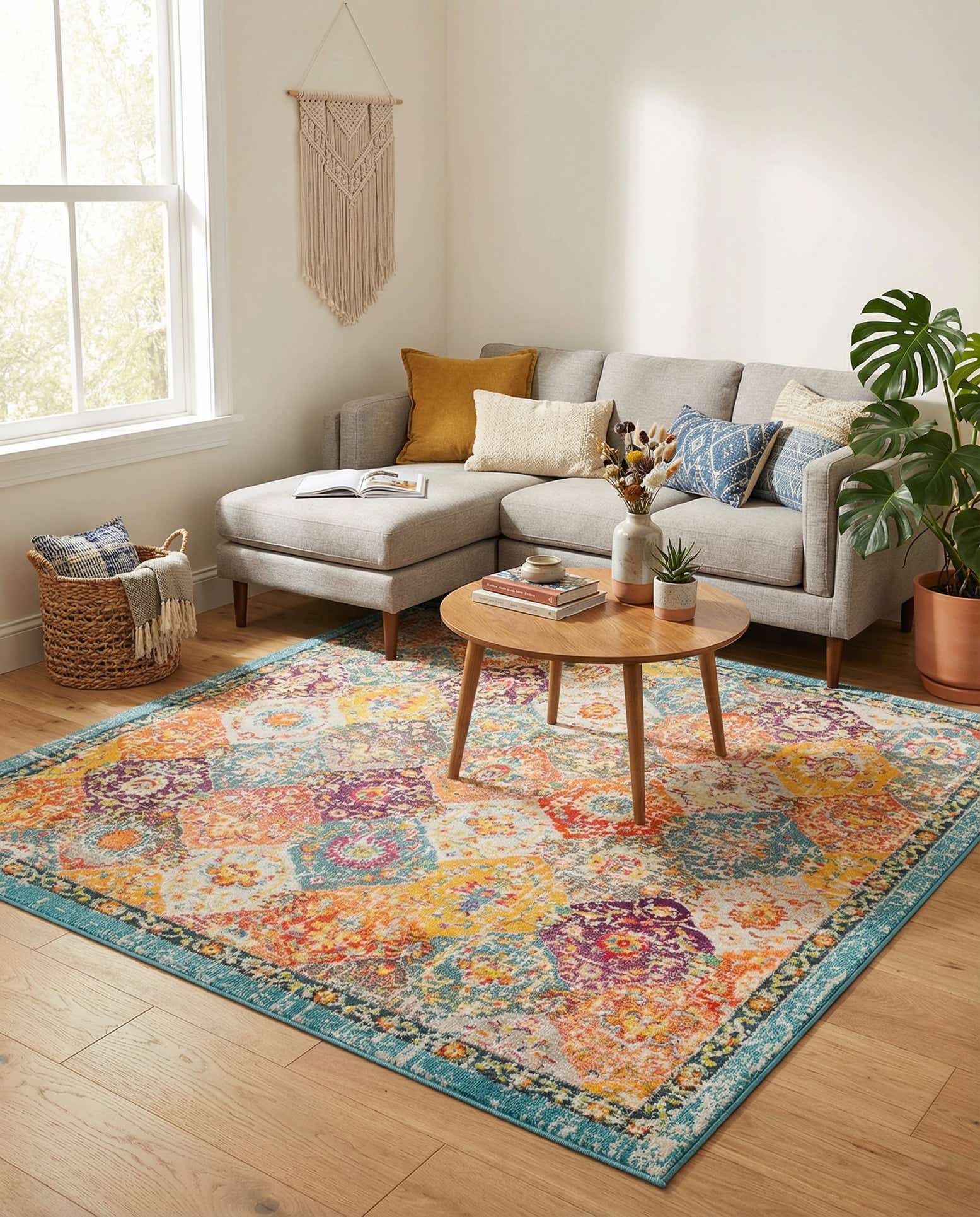 6' x 6' Madeline Square Rug