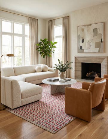 8' 6 x 10' 3 Hand Knotted Darya Wool Rug