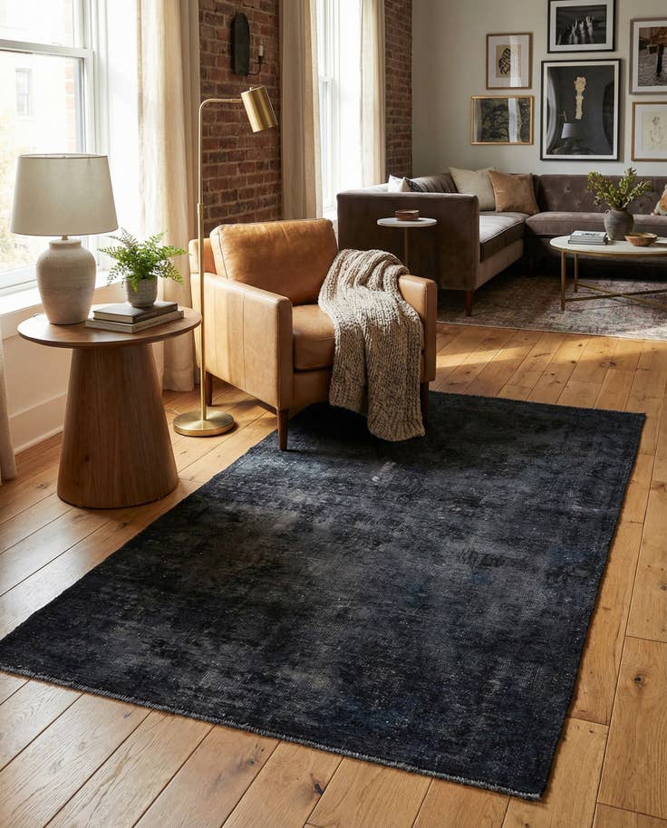 Detail image of 3' 5 x 6' 1 Hand Knotted Ultra Vintage Persian Wool Rug