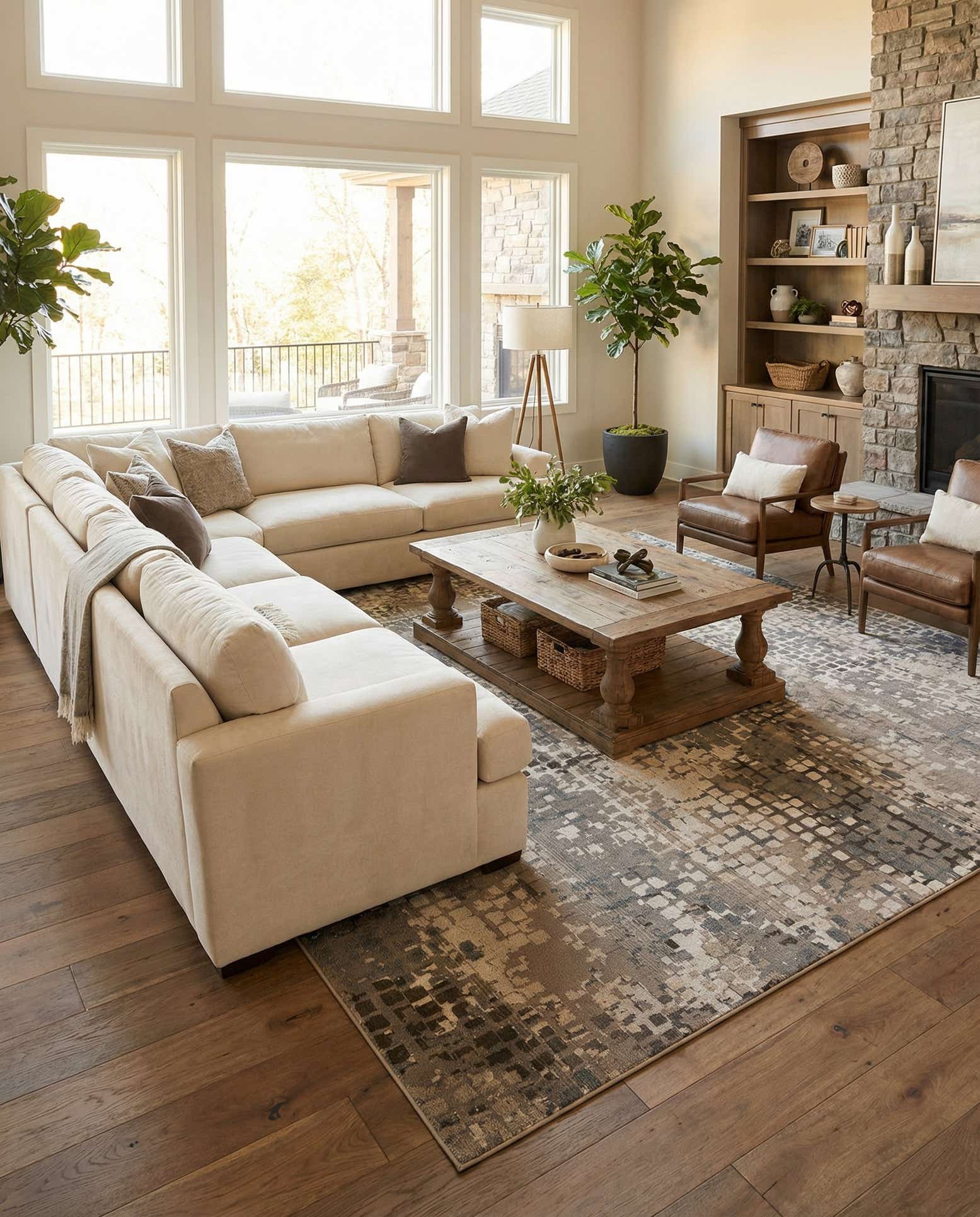 10' 6 x 16' 5 Washable Spectrum Rug