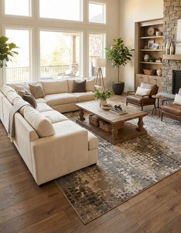10' 6 x 16' 5 Washable Theia Rug