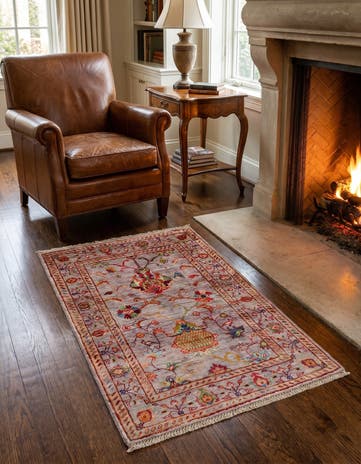 2' 5 x 3' 10 Hand Knotted Ariana Ziegler Rug
