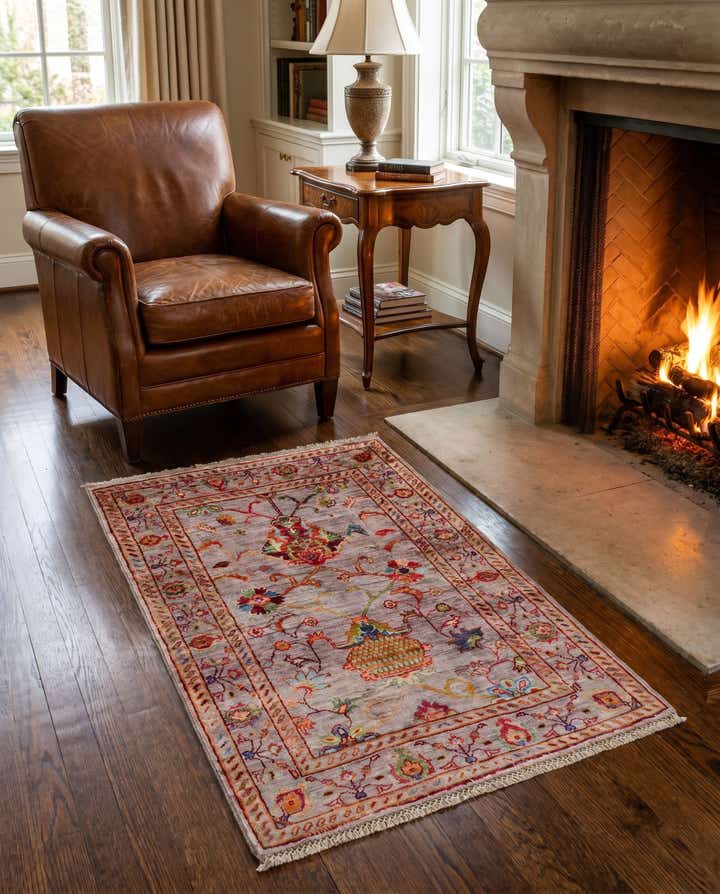 2' 5 x 3' 10 Hand Knotted Ariana Ziegler Rug