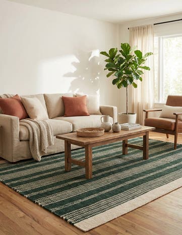6' 1 x 9' Hand Woven Lariat Rug