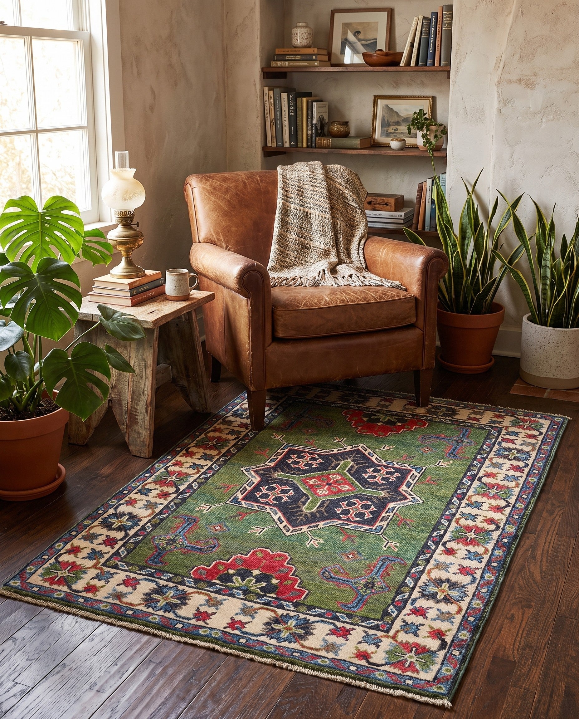 2' 9 x 3' 10 Hand Knotted Kazak Rug