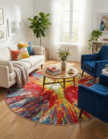 6' x 6' Tuscany Round Rug
