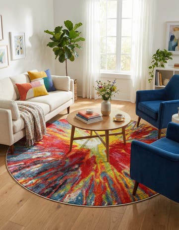 6' x 6' Tuscany Round Rug
