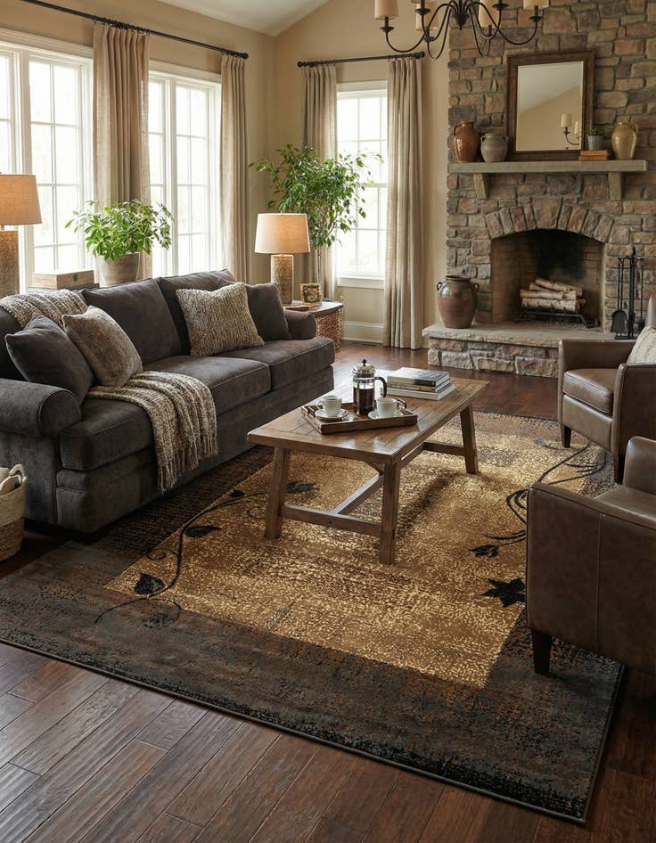 Detail image of 10' x 13' 1 Coffee Shop Rug