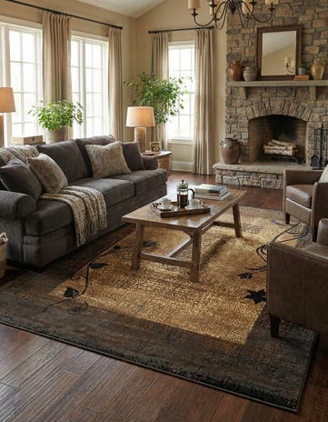 10' x 13' 1 Cafe Rug