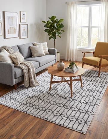 5' x 8' Lattice Trellis Rug