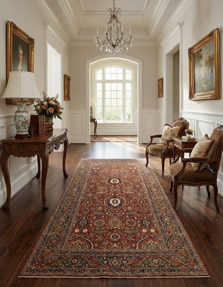 Detail image of 8' 2 x 13' 9 Ariana Ziegler Wool Runner Rug