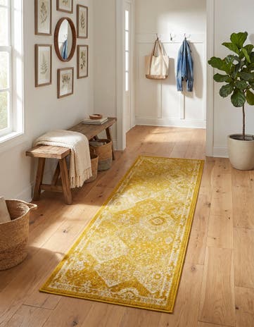 Yellow Madeline Runner Rug