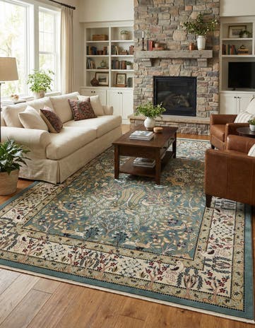 9' x 12' Nain Design Rug